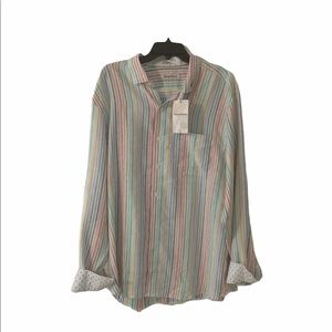Tommy Bahama luxe linen long sleeve shirt